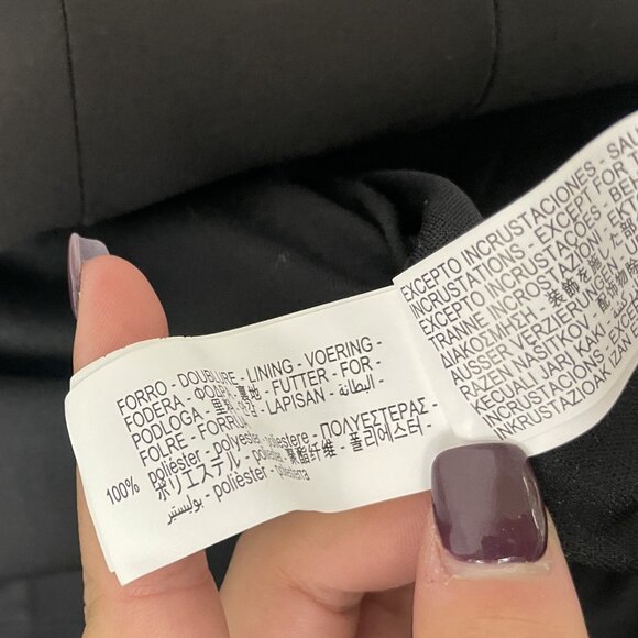 Zara Womens Mini Dress S Small Black Feather Party Cocktail Evening 4772/226 NWT - Picture 11 of 16